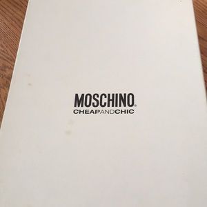 Moschino Cheap and Chic Peep Toe Bow Pumps